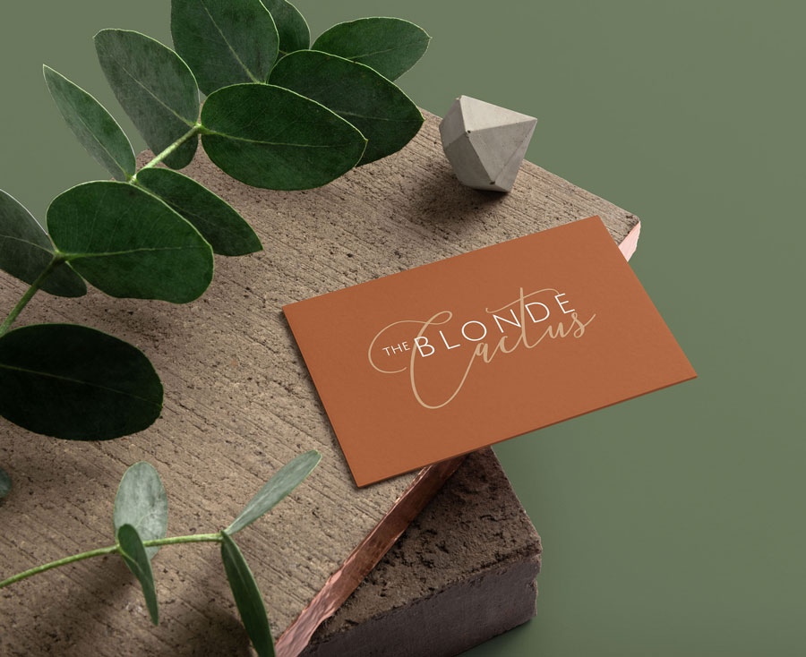 Blonde Cactus brand design