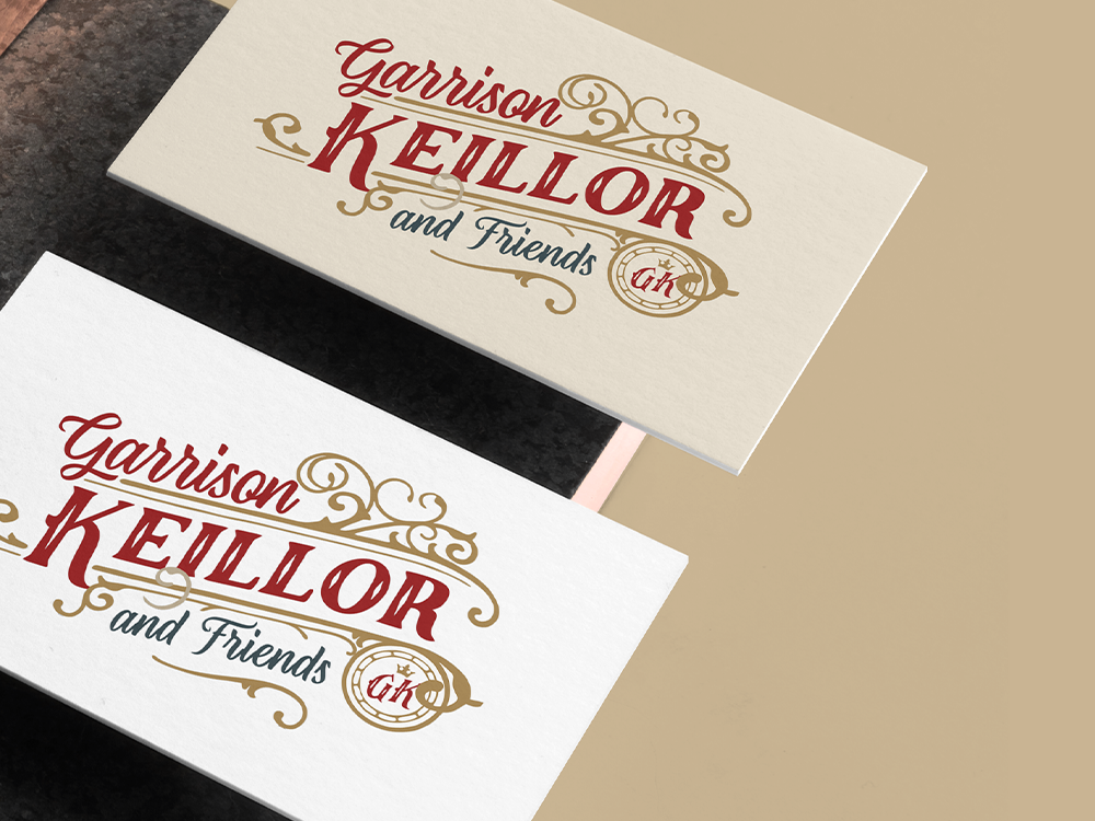 Garrison Keillor brand design
